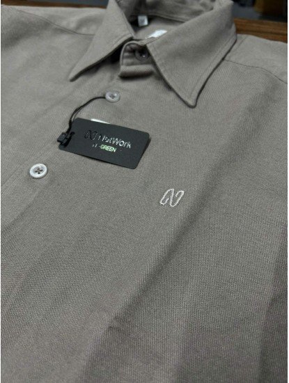 8956-NTW Vizon Kışlık Pamuklu Gömlek