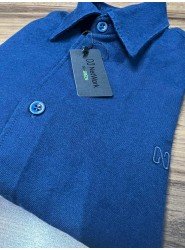 8957-NTW Lacivert Kışlık Pamuklu Gömlek