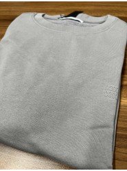 8962-NTW Gri Bisiklet Yaka Sweath