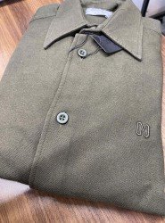 8971-NTW  Haki Kışlık Pamuklu  Gömlek