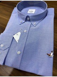 8974-BYMN Açık Mavi Comfort Fit Gömlek