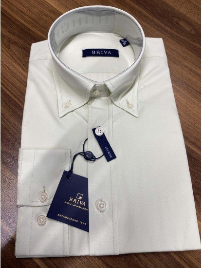 8998-Briva Açık Yeşil Pamuk Saten Gömlek