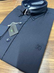 9002-NTW  Lacivert Pamuklu  Gömlek