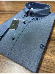 9011-NTW Kot Rengi Pamuklu  Gömlek