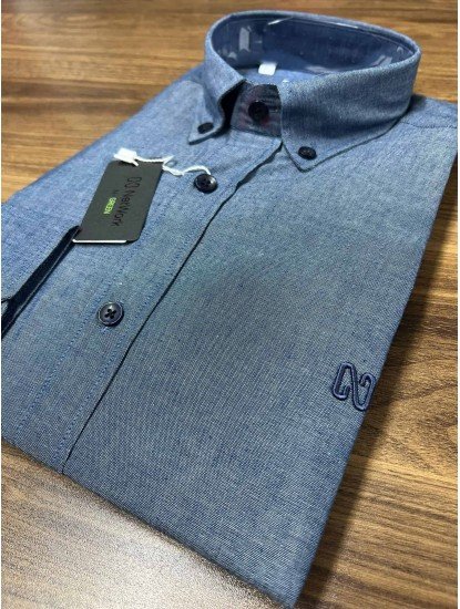 9011-NTW Kot Rengi Pamuklu  Gömlek