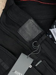 9019-Zegna Siyah Kot Pantolon