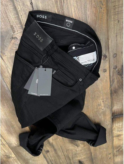 9020-BOSS Siyah Kot Pantolon
