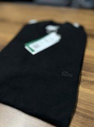 9028-Lcst Yarım Balıkçı Siyah Triko Kazak