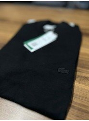 9028-Lcst Yarım Balıkçı Siyah Triko Kazak