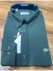 9055-LCST Haki Slim Fit Gömlek