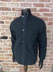 9060-Bymn Lacivert Fermuarlı Çıt Çıtlı Sweath