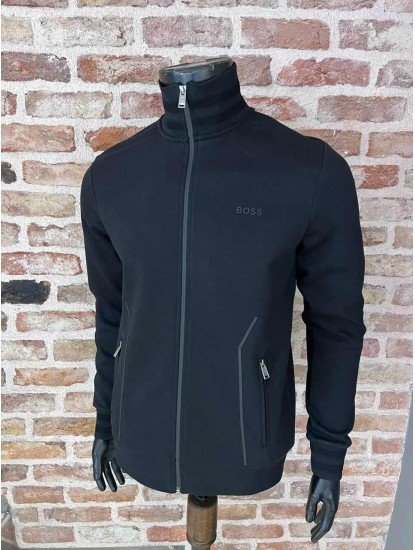 9063-HB Tam Fermuarlı Siyah Sweath