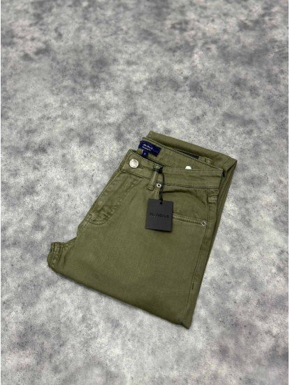 9070-NTW Haki Pamuk Gabardin Pantolon