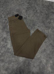 9072-NTW Kahve Pamuk Gabardin Pantolon