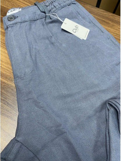 9074-BYMN Füme Pamuklu Pantolon