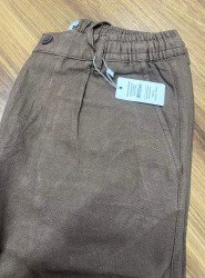 9075-BYMN Kahve Pamuklu Pantolon