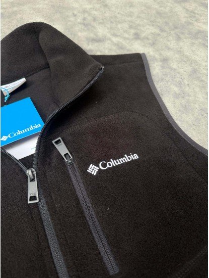 9080-Columbia Füme Fermuarlı Polar Yelek