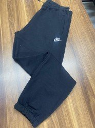 9087-NK Siyah Paçası Lastikli Eşofman Altı