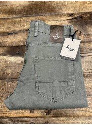 9012-BYMN Gri Kot Rahat Kalıp Pantolon